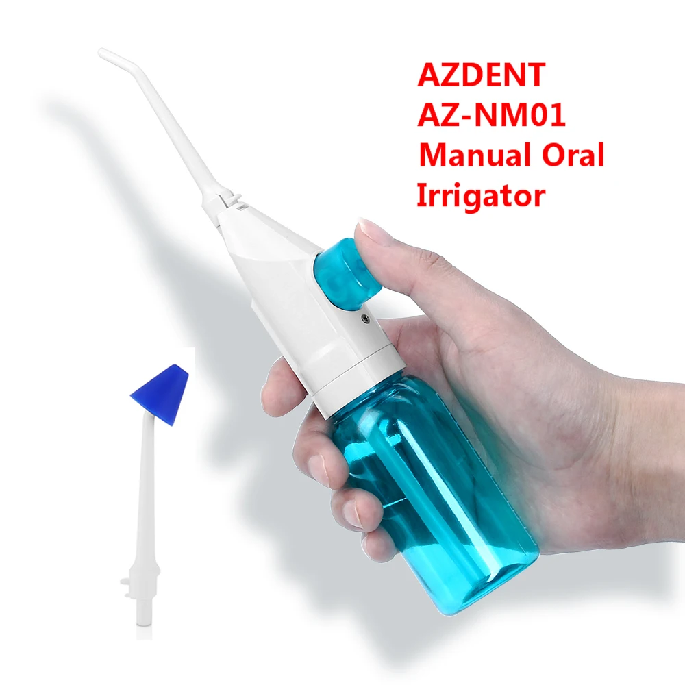 AZ-2Pro Manual AZDENT Orrigator водный зубной Флоссер USB Перезаряжаемый очиститель полости рта портативный ручной работы на батарейках 6 типов - Цвет: AZ-2Pro Manual