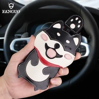genuine leather 5 10 door pull out keys holder cover universal car keys housekeeper keychain bag cute hand bag organizer pouch