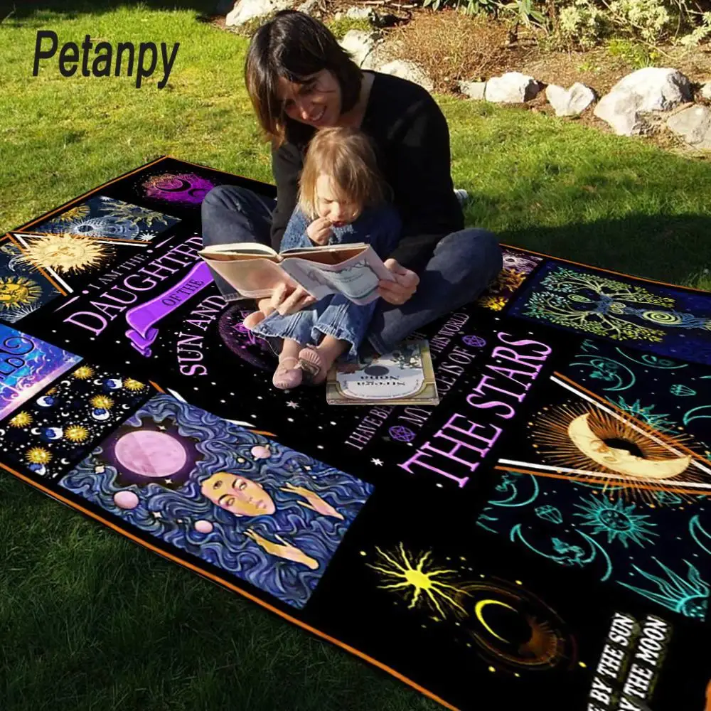 Тканевый ковер для пикника портативный мат на открытом воздухе напольный матрас