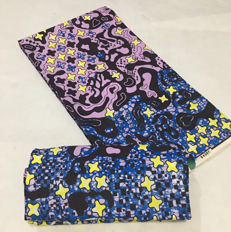 Королевский синий заводская цена Гана модная африканская Анкара блестящий