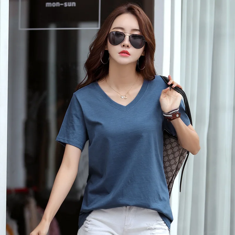 

2021 high quality new women's short sleeves