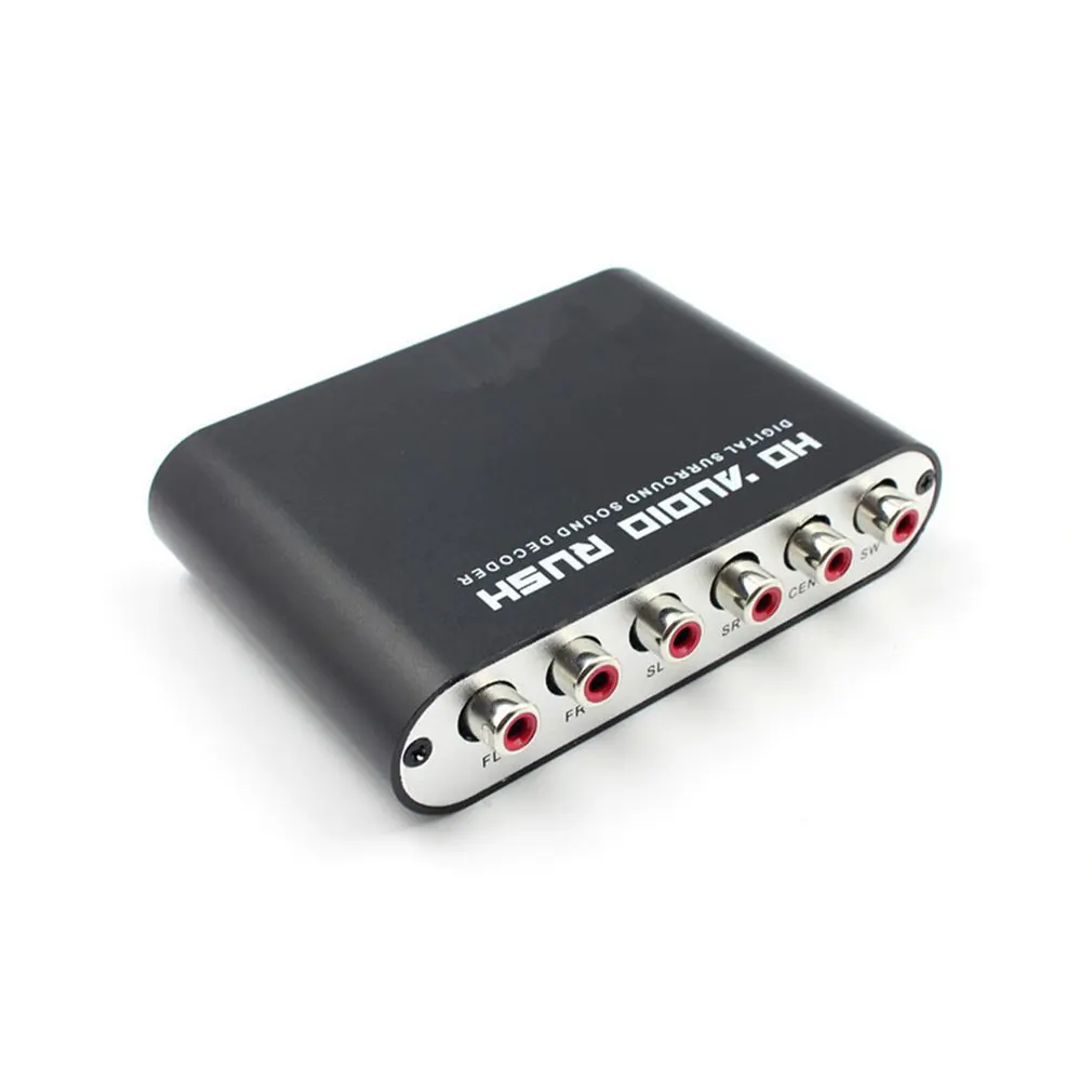 Цифровой аудиодекодер 5 1 каналов преобразователь Dts/Ac-3 Rush декодер объемного