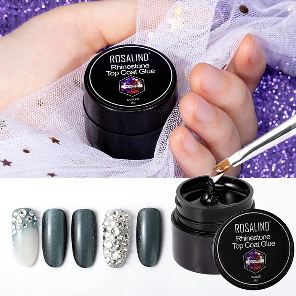 

Adhesive Nail Art Tools Manicure No Wipe Top Coat Fake Nail Pieces Nail Piece Glue Nail Art Glue Phototherapy UV Gel