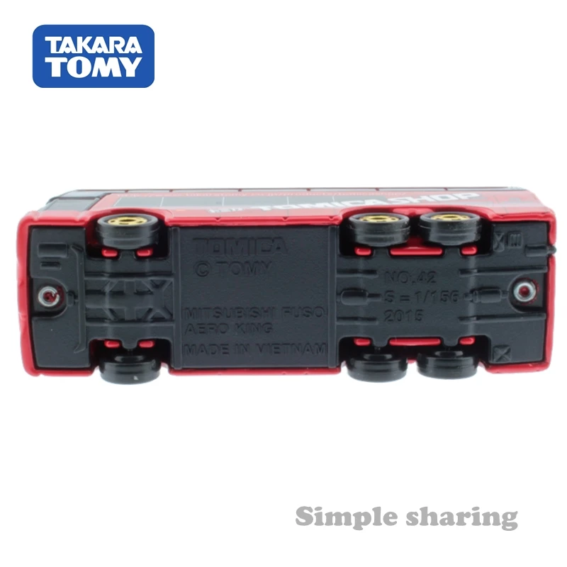 Takara Tomy Tomica Shop Mitsubishi Bus Mold 1/156 миниатюрный литый под давлением набор моделей