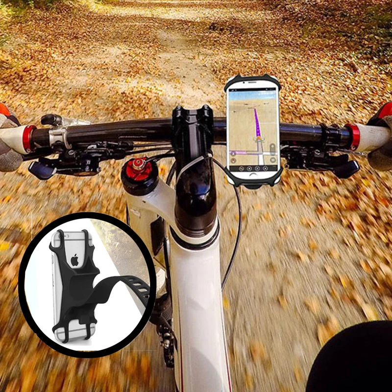 Велосипедный телефонный держатель велосипедная силиконовая подставка для