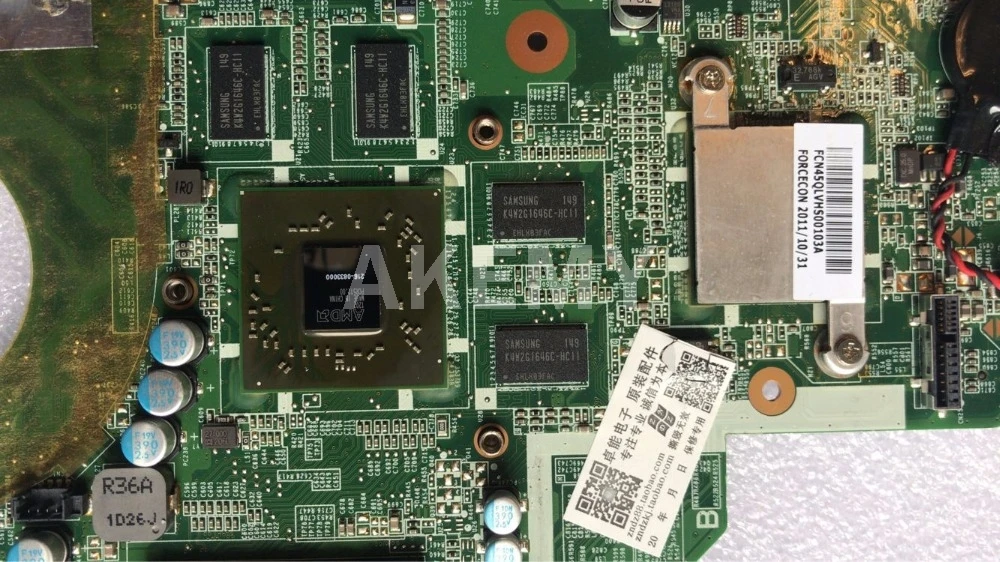 Материнская плата Akemy для ноутбука HP 680570-501 680569-501 G4-2000 G6-2000 G7-2000 R33 DA0R33MB6F1 HD7670M тест