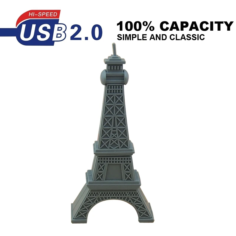 USB-флеш-накопитель с Эйфелевой башней 32/64/128 МБ | Компьютеры и офис