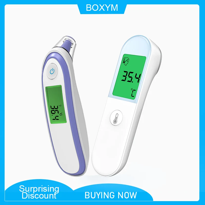 

BOXYM Medical Digital Infrared Thermometer LCD Baby Body Forehead Non-Contact thermomètre Baby Children Termômetro