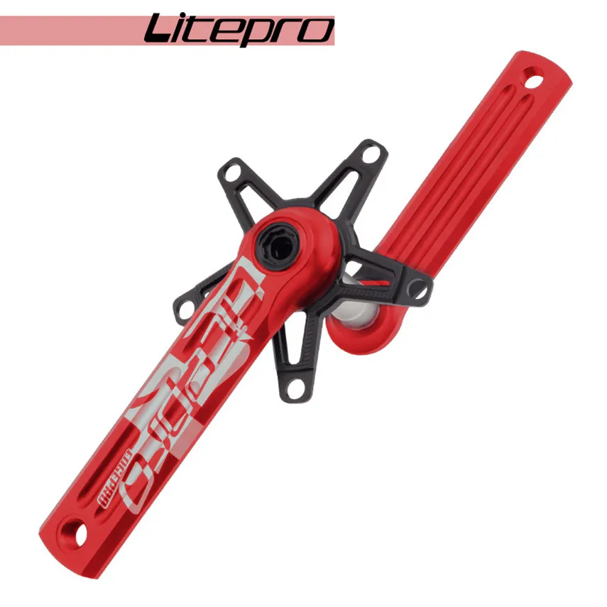 Litepro EdgePro полый ОДНА ЗВЕЗДОЧКА коленчатая цепь колесо складной велосипед 130 BCD 170