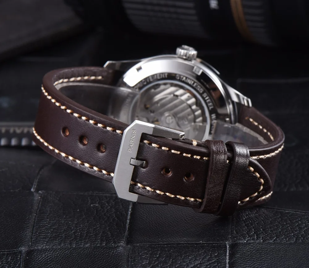 

Parnis Mechanical Watches Diver Minimalist Watch for Men Wristwatch Luxury Waterproof Automatic hombre Relogio Masculino 2019