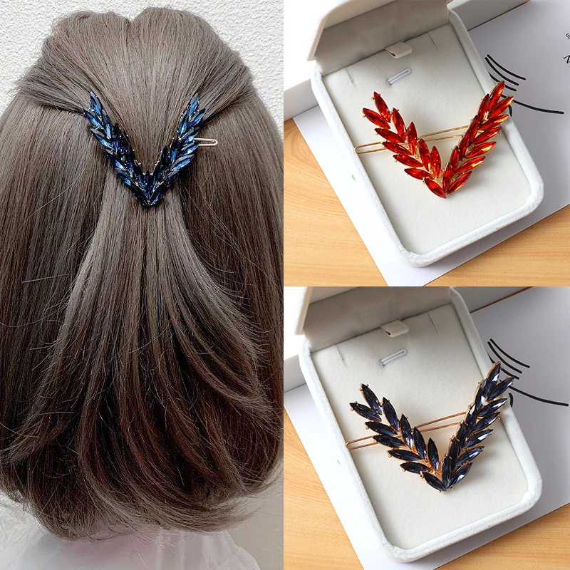 

New Women Shining Crystal Rhinestone Luxury Hair Clip Girls Hairpin Hair accessories Headwear Girls Fashion Gift Ornaments