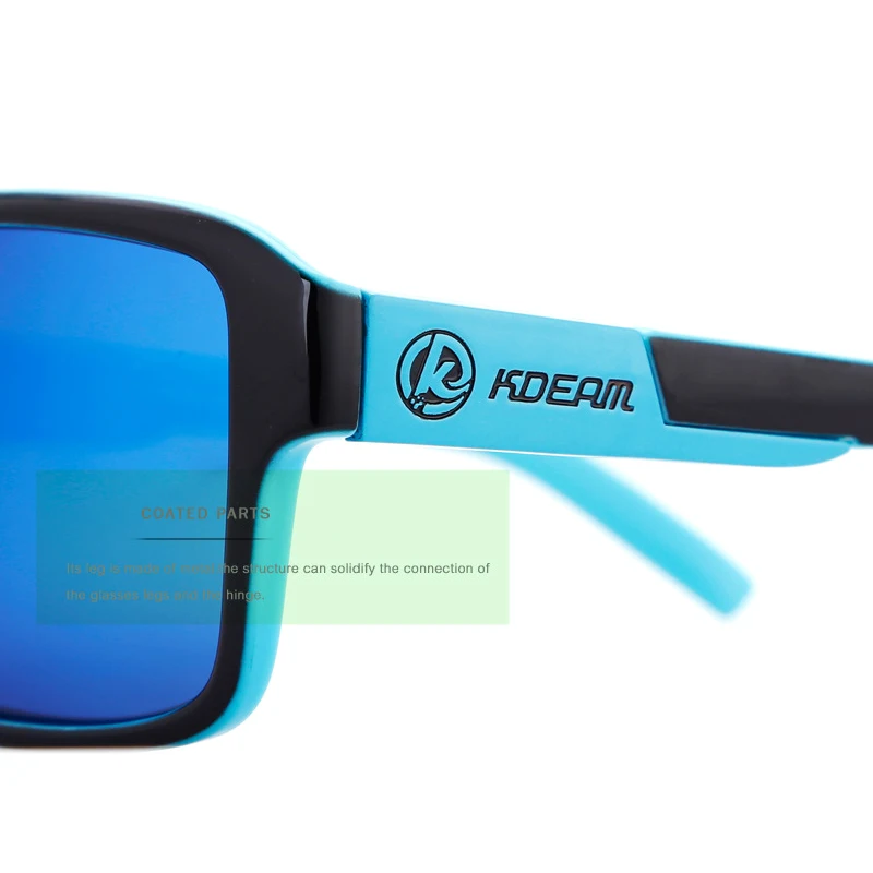

KDEAM Vintage Polarized Sunglasses Men Brand Designer Outdoor Sport Windproof Goggles Square Driving Eyewear Male UV protection