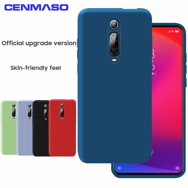 Для Red mi K20 Note 7 8 Pro Чехол Ультра тонкий Силиконовый противоударный чехол для Xiaomi mi 9 Note 10 CC9 Pro 9T красный mi 7A 8A чехол