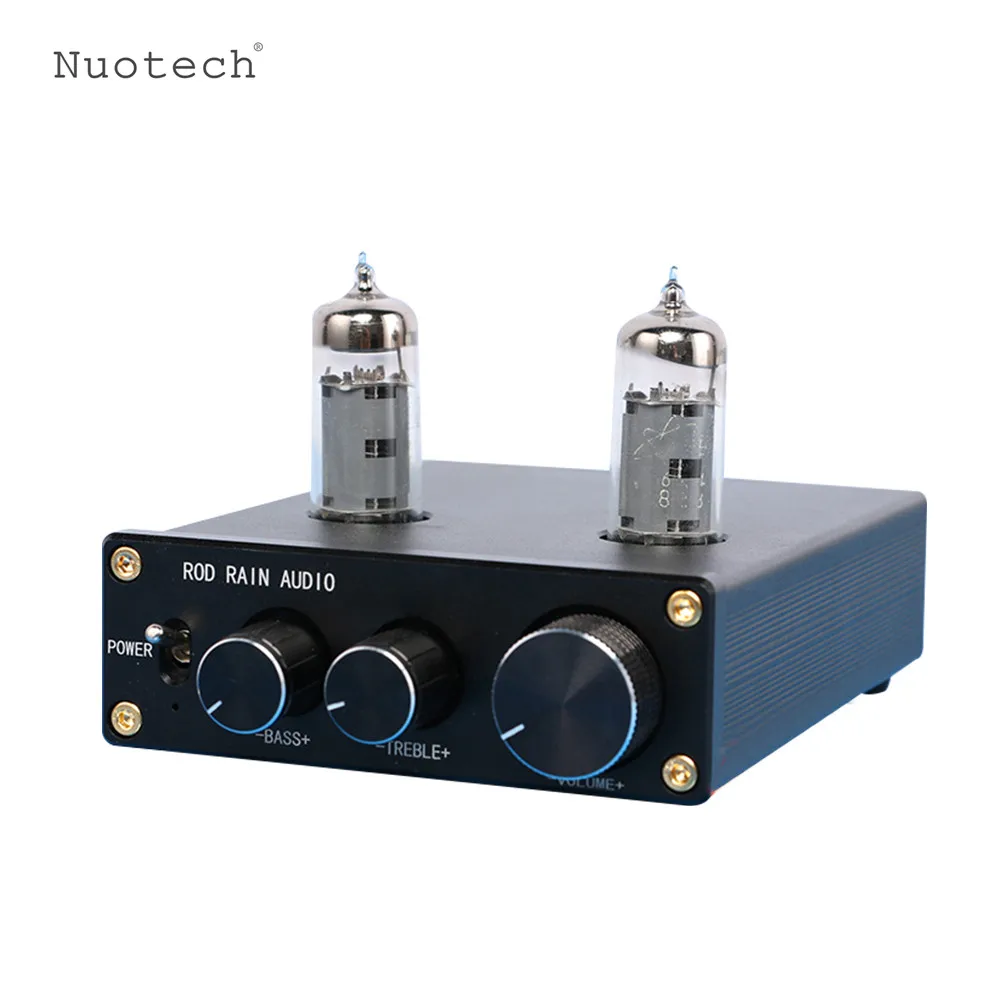 Мини-предусилитель Nuotech 6J5/6K4 трубчатый усилитель HIFI с регулировкой высоких и