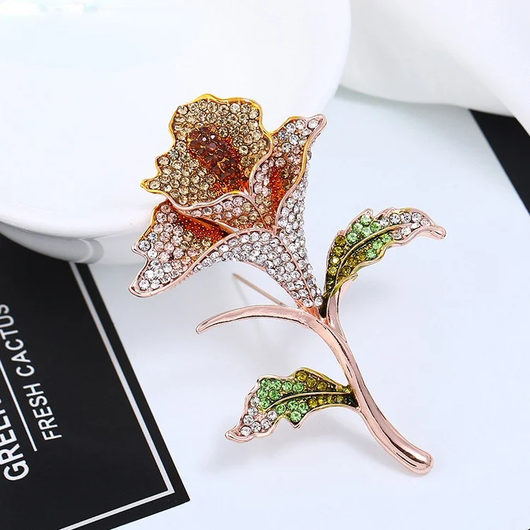 

Rose Brooch Dress Accessories Vintage Brooch Women Clothing Accessories Brooches Party Gift