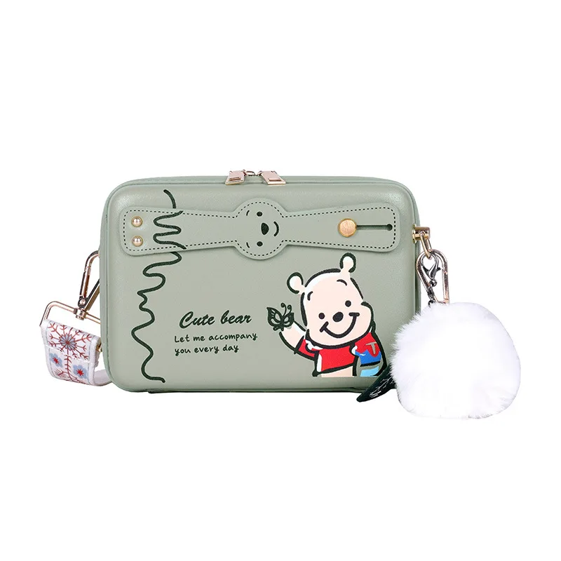 

Cartoon Mini Bags for Women 2020 New Cute Ladies Small Baguette Bags Fashion Casual Leather Bear Printed Women's Crossbodybag