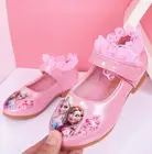 Мягкая Повседневная обувь для девочек, с 3d-изображением Эльзы и Анны, Снежная принцесса, европейский размер 26-35