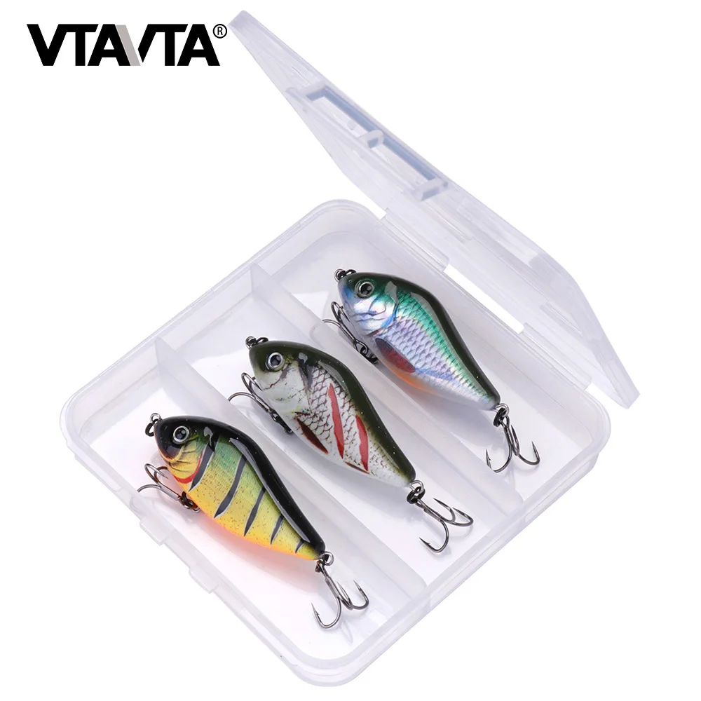 Джеркбейт и ВИБ VTAVTA для зимней рыбалки 13 г 6 см медленно тонущий на щуку набор из