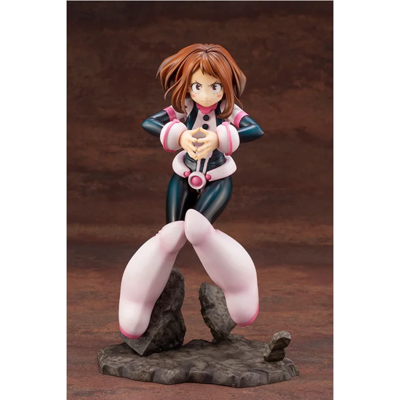 16 см японского Аниме Boku no Hero Academy OCHACO URARAKA ПВХ Фигурки игрушки двойная голова