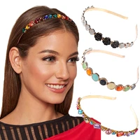 crystal headbands for women rhinestone hair accessories pearl hairbands for girls crown flower hair hoop head wrap ornaments
