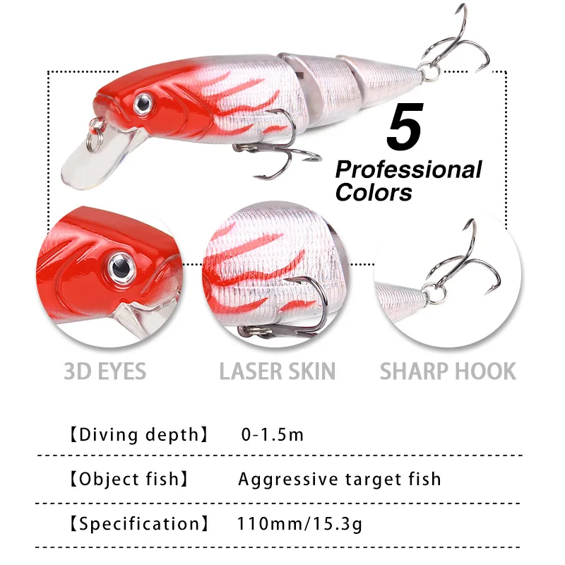 Рыболовная приманка 1 шт. аксессуары для рыбалки искусственная 11 см 15 3 г