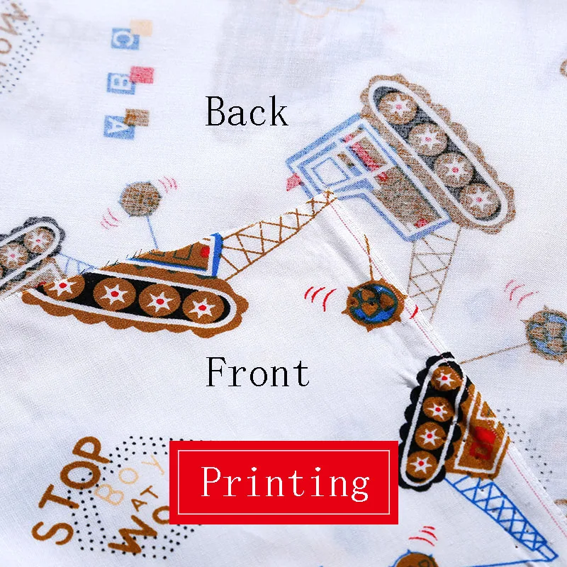 50*143cm 100% Cotton Printing Fabric for Clothes Tablecloth Curtain DIY Handmade | Дом и сад