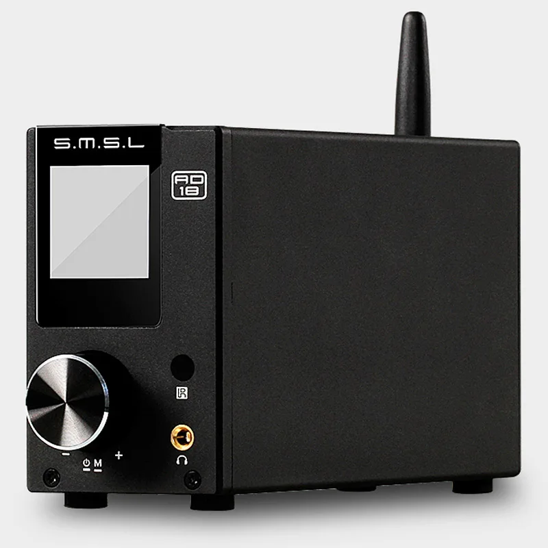 SMSL AD18 полный цифровой усилитель и ЦАП 80 Вт * 2 DSP HIFI Bluetooth 4 NFC