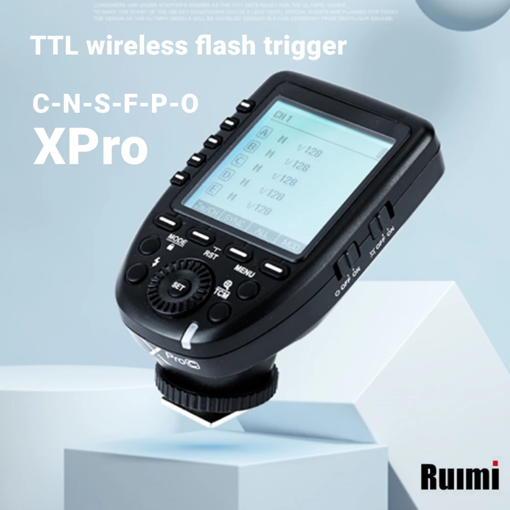 

Godox XPro 2,4G Flash Trigger TTL беспроводной триггерный передатчик Xpro-C Xpro-N Xpro-S Xpro-F Xpro-O Xpro-P