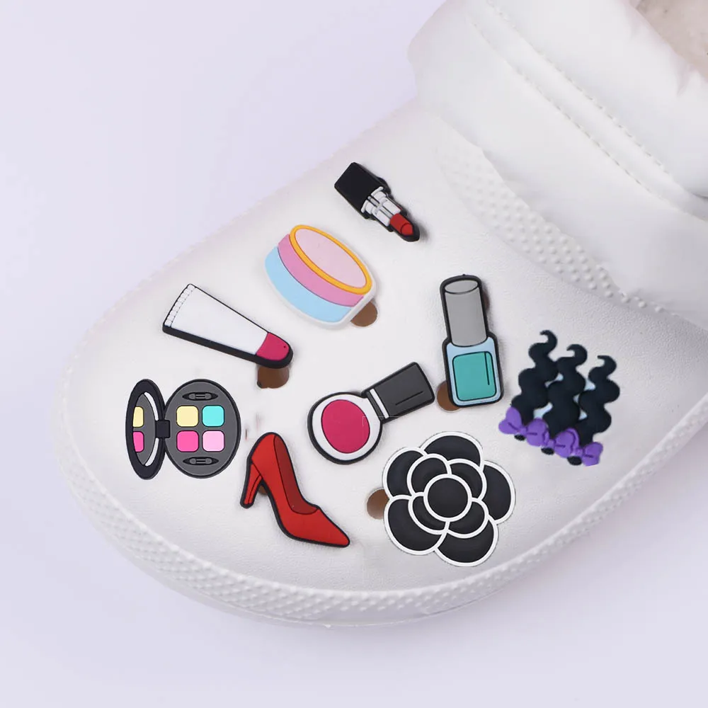 Милая женская сумка для макияжа теней век туфли подвески ювелирные украшения