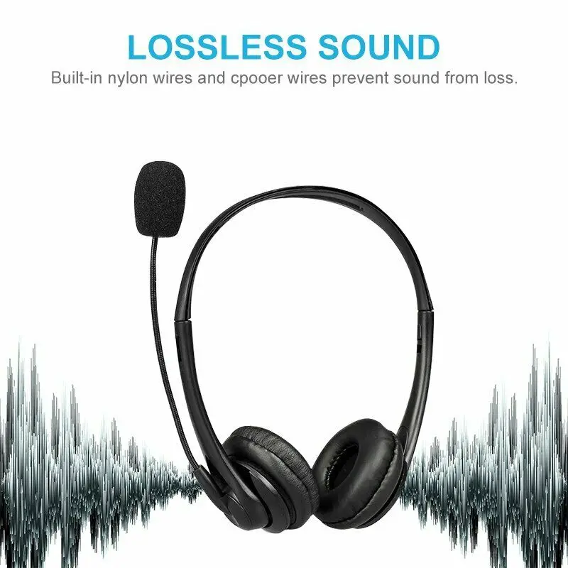 Новая гарнитура с шумоподавлением через USB и микрофоном Высококачественная для