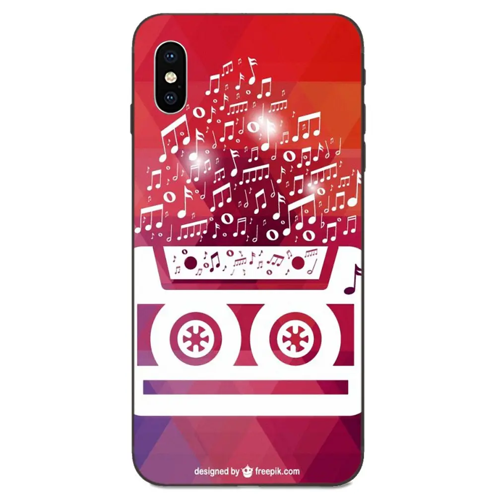Красочное винтажное красное радио для Huawei Mate 9 10 20 P8 P9 P10 P20 P30 Lite Mini Play Pro P smart Plus Z 2017