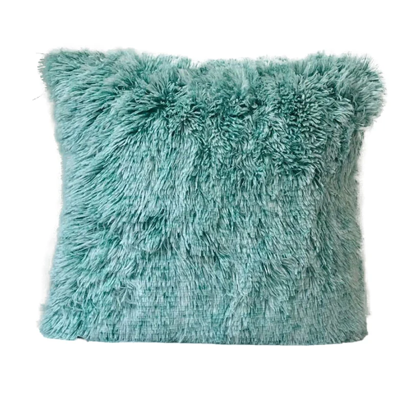 Плюшевые наволочки роскошные мягкие декоративные из искусственного меха для