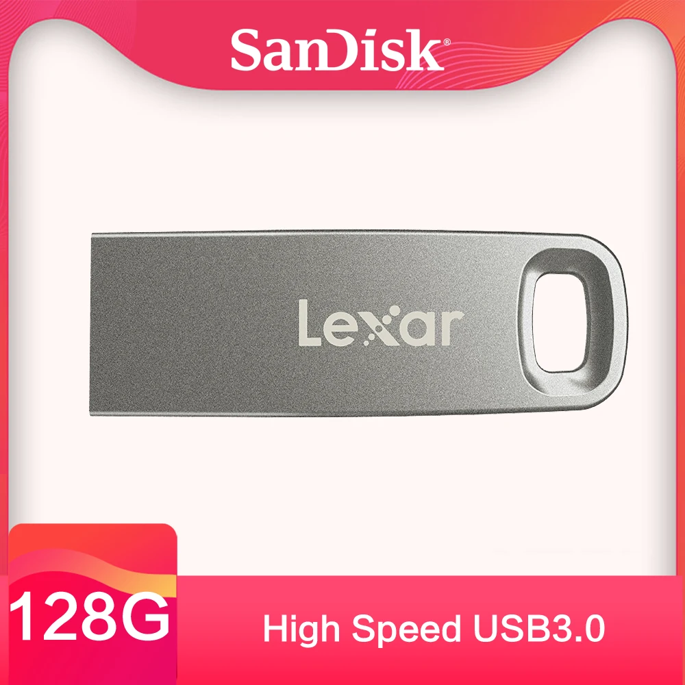 Lexar USB флэш накопитель 3 0 32 Гб 64 ГБ высокоскоростной металлический U диск 128 ручка