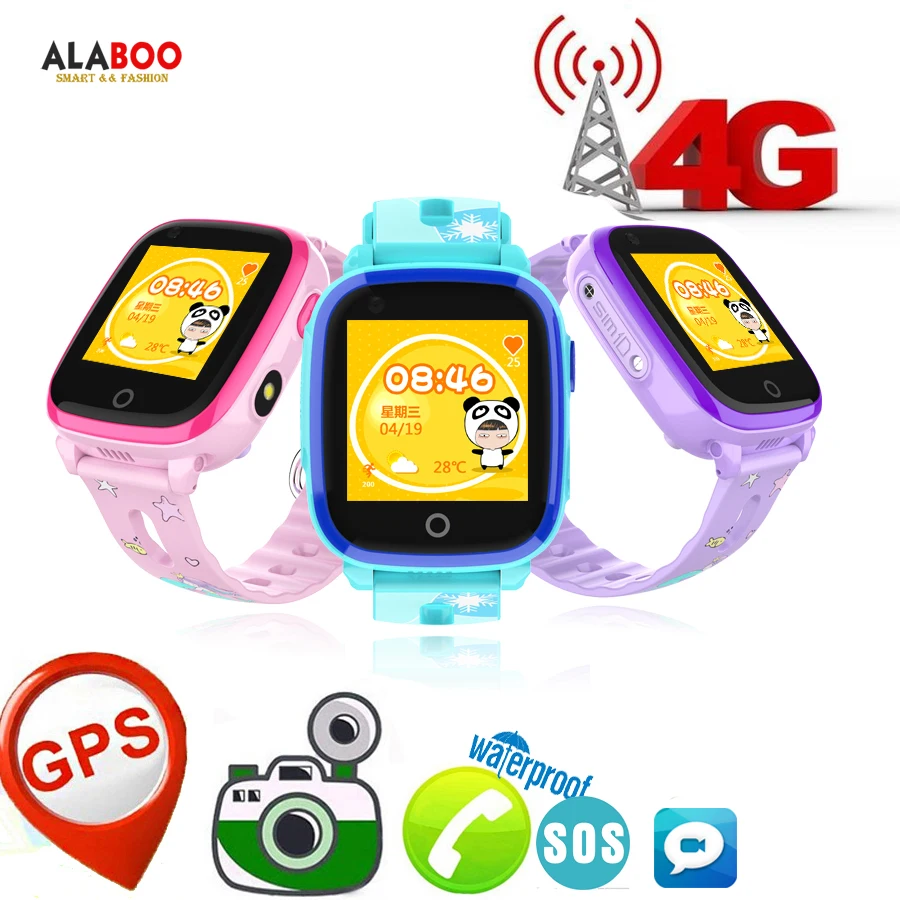 

IP67 Waterproof Smart 4G Remote Camera GPS WI-FI Kids Student Wristwatch SOS Video Call Monitor Tracker Location Android Watch