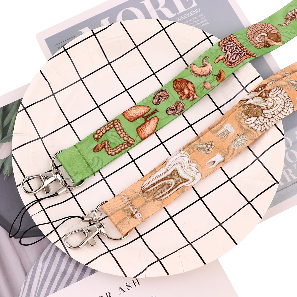 CA1629 Cool Cartoon Cellphone Lanyard For Key ID Card Passport Gym USB Badge Holder DIY Hanging Rope Neck lanyards