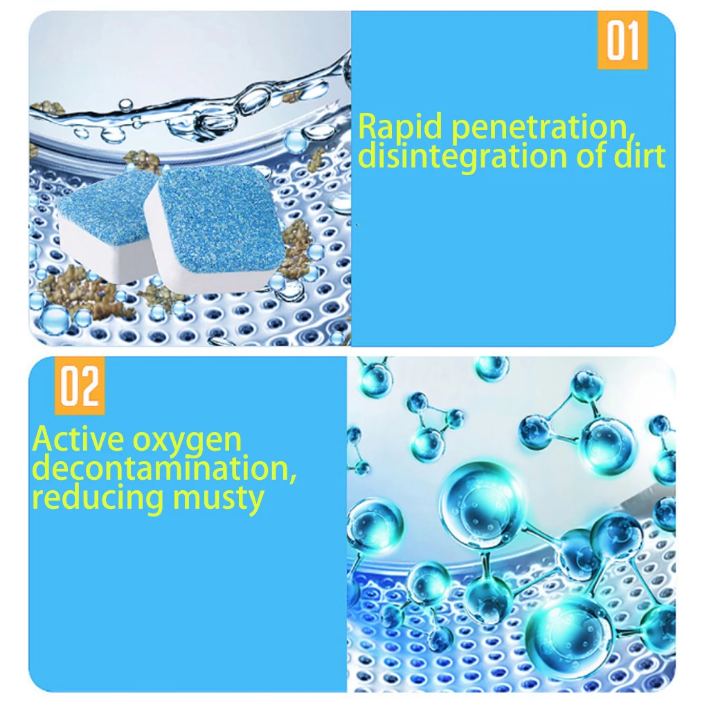 10/100pcs Washing Machine Cleaner Washer Cleaning Laundry Soap Detergent Effervescent Tablet Deodorant For Home | Дом и сад