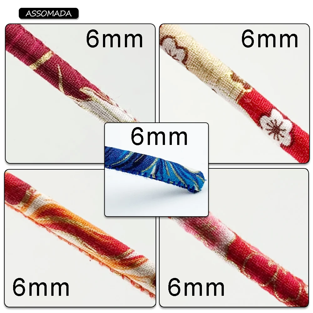 Рисунок 5 - Круглый хлопковый шнур с национальным рисунком