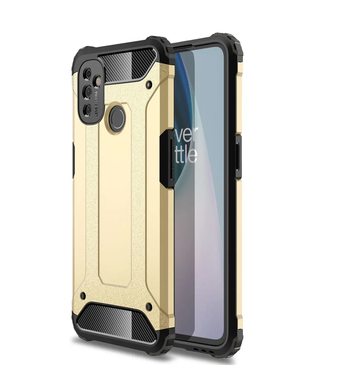 

Phone Case For Oneplus Z Nord N100 N10 9 9R 6 6T 7 7T 8 8T Pro 5G Luxury Shockproof Heavy Protection Rugged Armor PC Back Cover