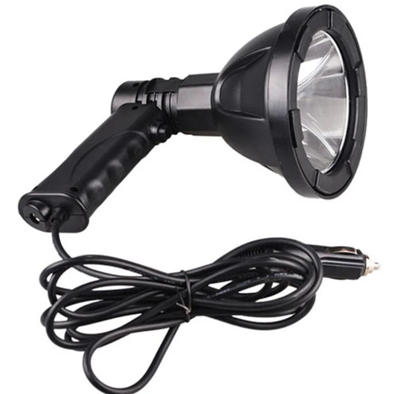 4-дюймовый 12v 100w портативный фонарь hid Фонарь карманный прожектор охота супер яркий светодиодный работы лампы светильник лампа аккумуляторная батарея