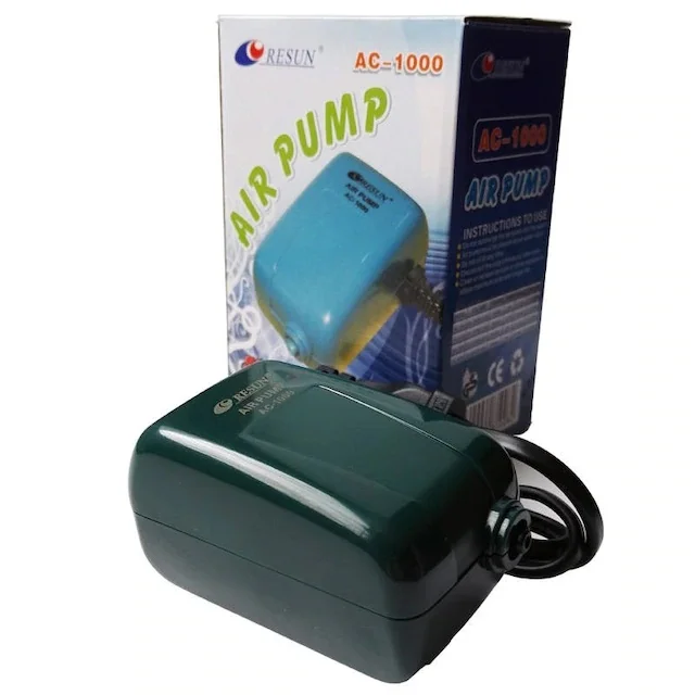 

Двигатель воздуха для аквариума с одним выходом Resun Ac-1000 (2,5 Вт)