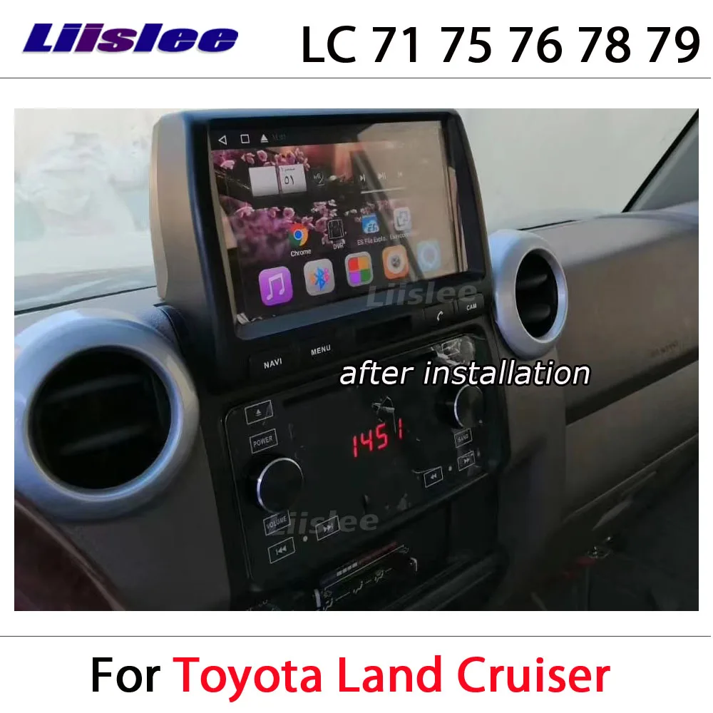 Car GPS Android Multimedia For Toyota Land Cruiser LC 71/75/76/78/79 2005-2020 Radio Audio DVD Player Screen Navigation System
