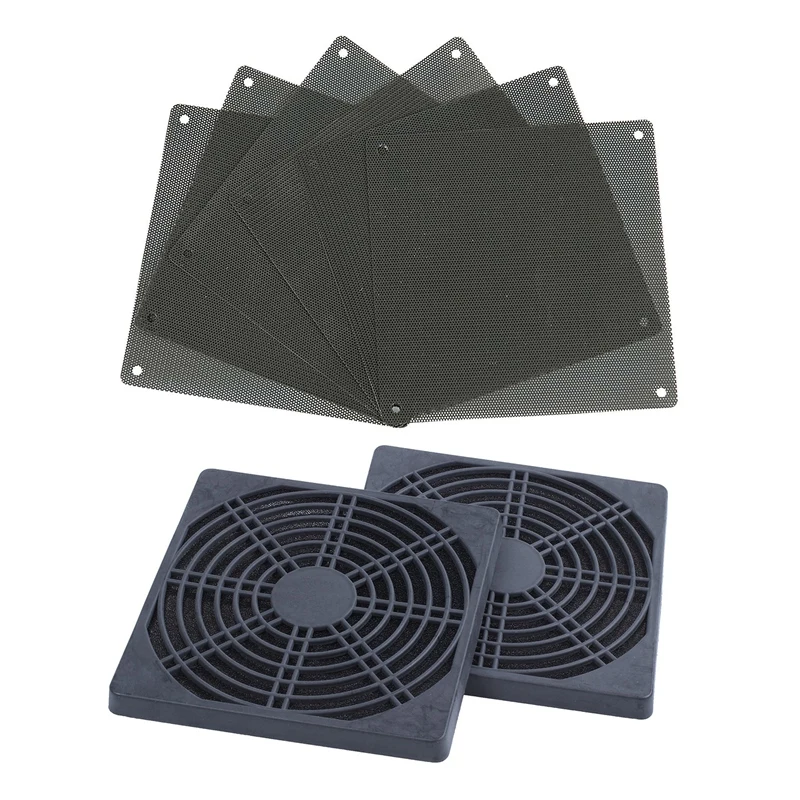 6 шт 14 см компьютерная сетка ПВХ ПК чехол охлаждающий вентилятор пылезащитный для