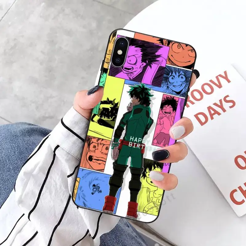 

My Hero Academia Phone Case for iPhone 11 12 mini pro XS MAX 8 7 6 6S Plus X 5S SE 2020 XR