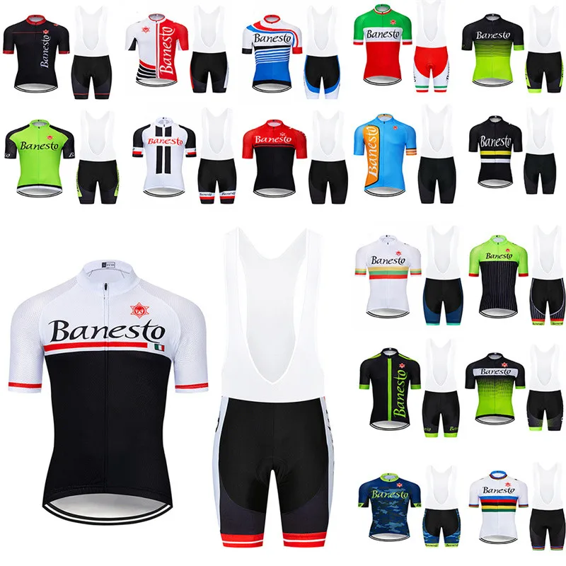 

2021 Banesto Summer Cycling Jersey Set Maillot Ropa Ciclismo Cycling Bicycle Clothing MTB Bike Clothing Uniform Pro Cycling Set