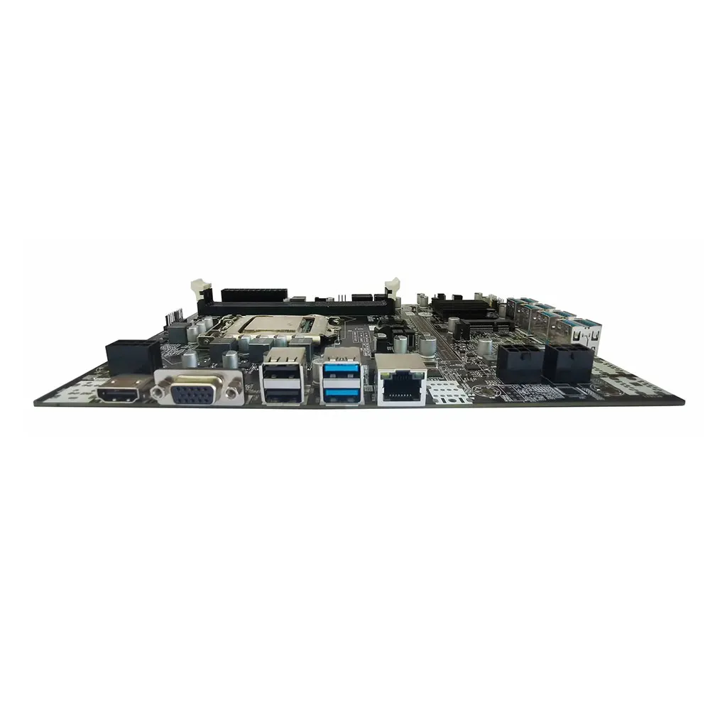 Материнская плата B75 для майнинга 8 USB 3 0 к PCIE X16 PCI-E 16X LGA 1155 случайный ЦП DDR3 SATA mSATA