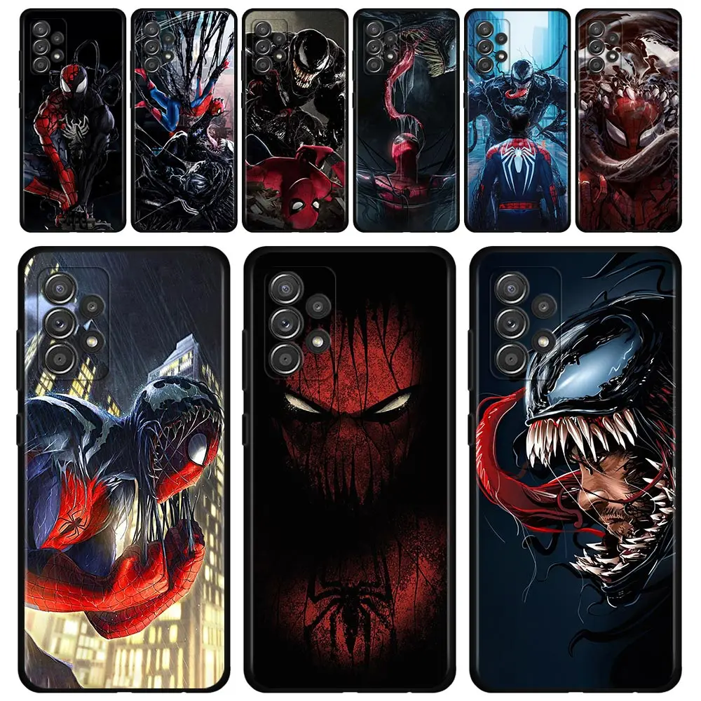 

Marvel Spiderman and Venom 2 Case For Samsung Galaxy A51 A12 A21s A71 A52 A31 A32 A02s A72 A11 A41 A22 A01 A51 5G A02 F42 Shell