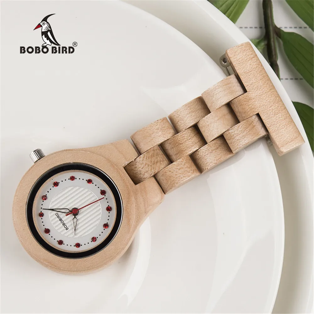 BOBOBIRD Wood Watch Promotion Sale Leather Strap Men Women Wristwatches Birthday Present Christmas Gift in Box reloj hombre