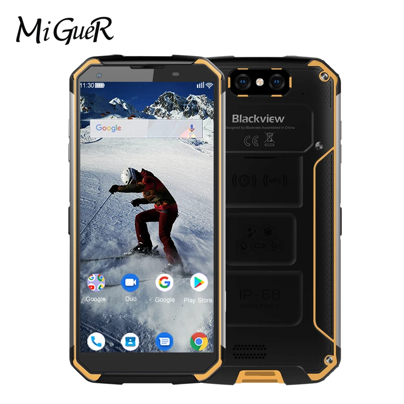 Blackview BV9500 PLUS смартфон с 5 7 дюймовым дисплеем восьмиядерным процессором MT6763T ОЗУ 4
