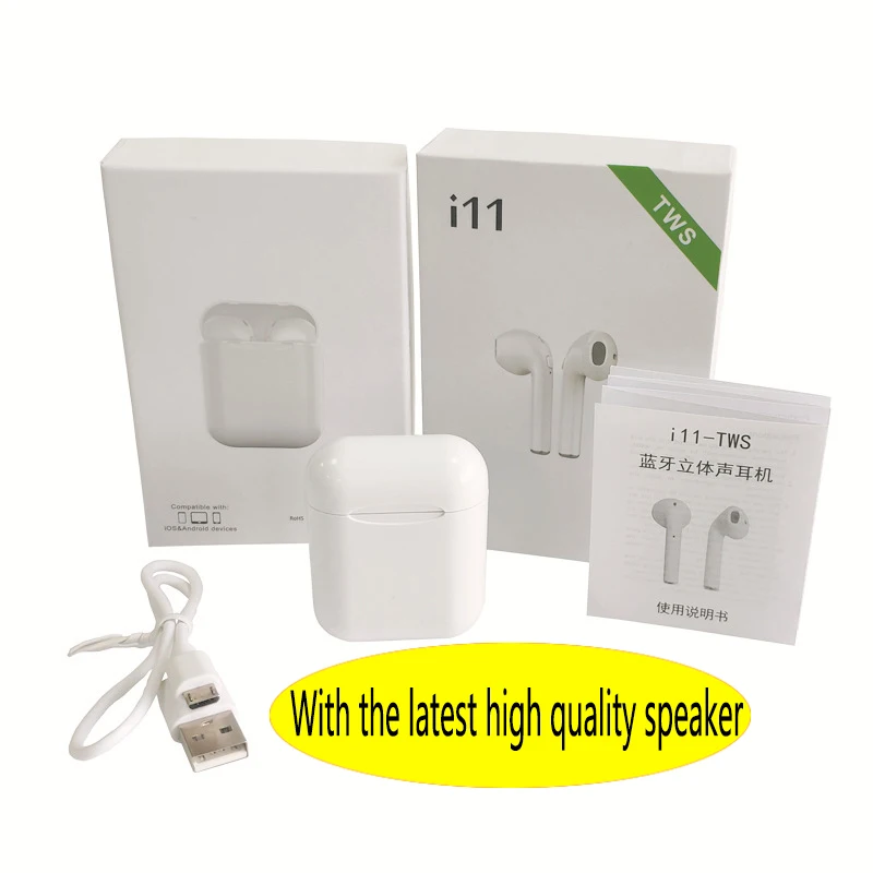 I11 TWS Bluetooth 5 0 беспроводные наушники мини для iPhone X 6 7 8 samsung S6 S7 S8 Xiaomi huawei PK i7 i9