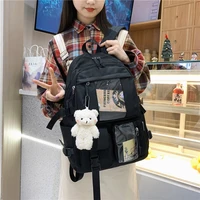 2021 fashion preppy style women backpack school bag backpacks for teenage gilrs large capacity travel backpack back to school